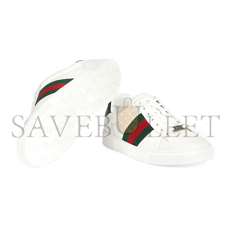 GUCCI MEN'S GUCCI ACE SNEAKER WITH WEB 757892 AACAG 9055 GUCCI MEN'S GUCCI ACE SNEAKER WITH WEB 757892 AACAG 9055